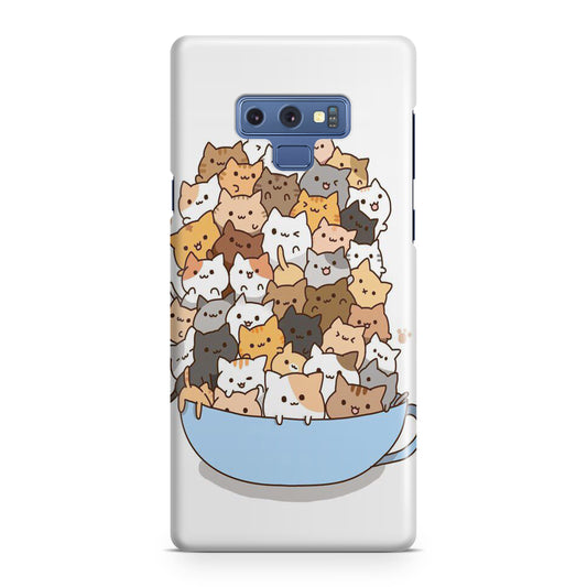 Cats on A Bowl Galaxy Note 9 Case