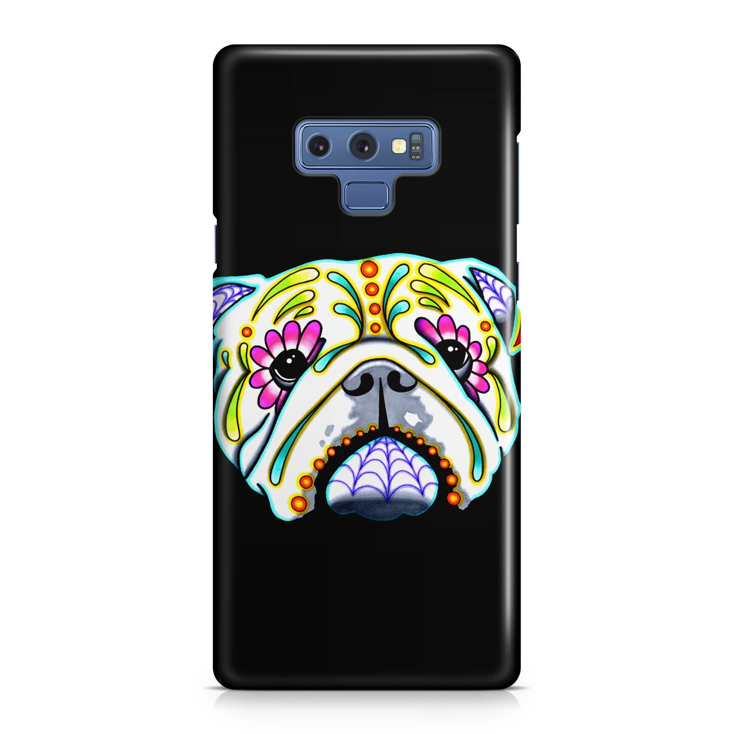 Colorful Bulldog Art Galaxy Note 9 Case