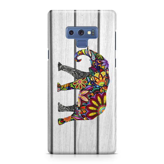 Colorful Elephant Flower Galaxy Note 9 Case