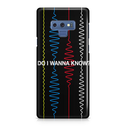 Do I Wanna Know Four Strings Galaxy Note 9 Case