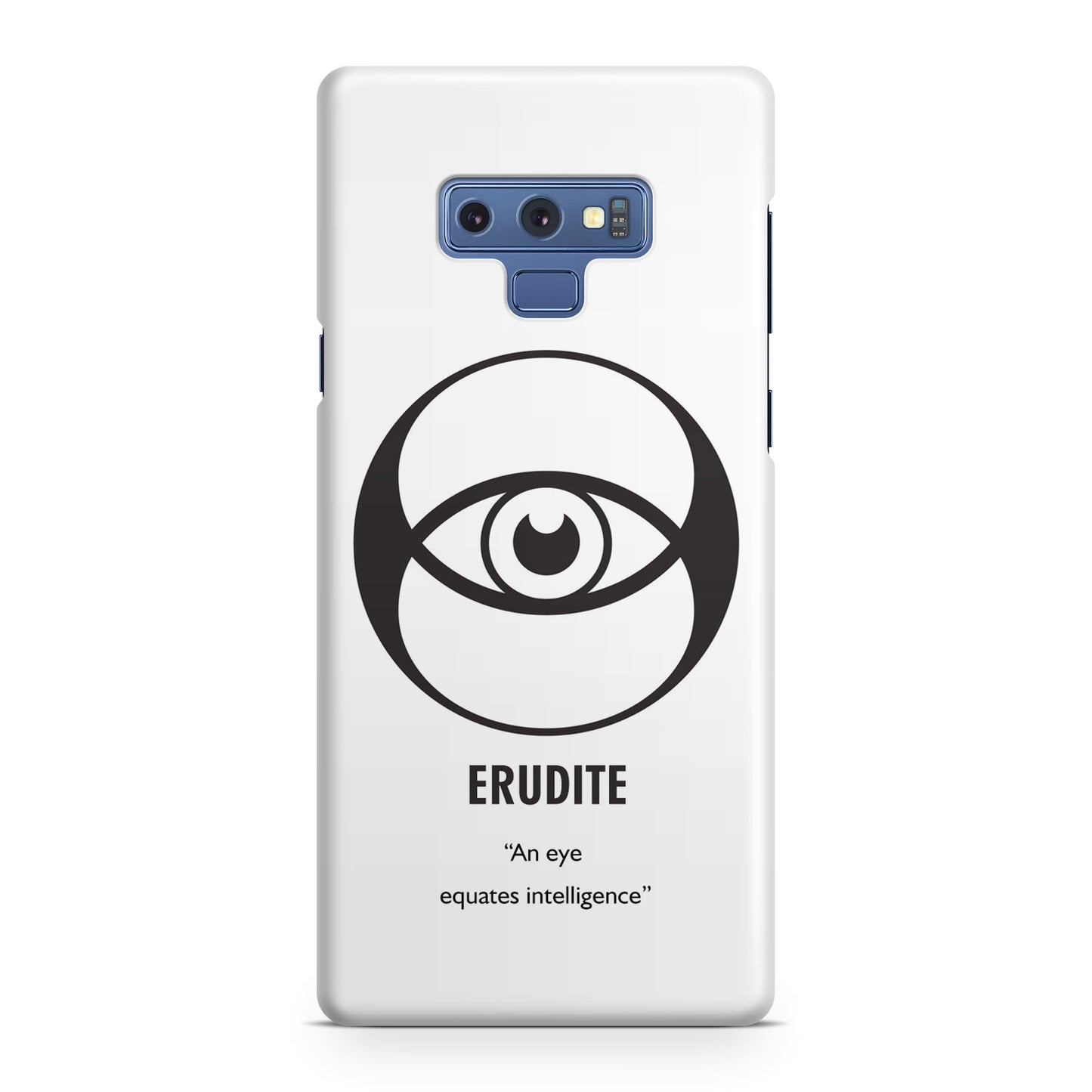 Erudite Divergent Faction Galaxy Note 9 Case