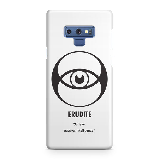 Erudite Divergent Faction Galaxy Note 9 Case