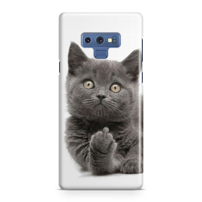 Finger British Shorthair Cat Galaxy Note 9 Case