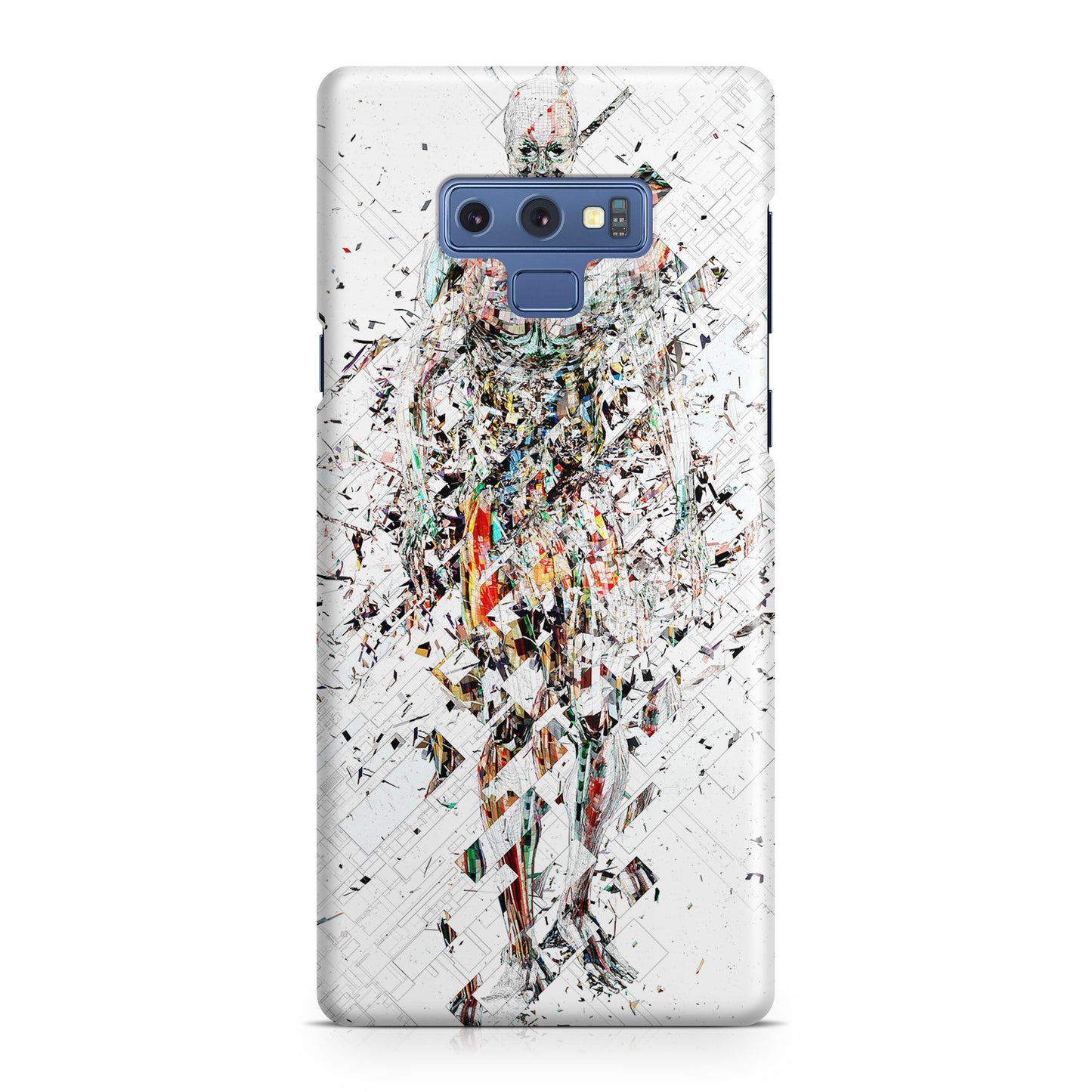 Fragmantacia Art Human Abstract Galaxy Note 9 Case