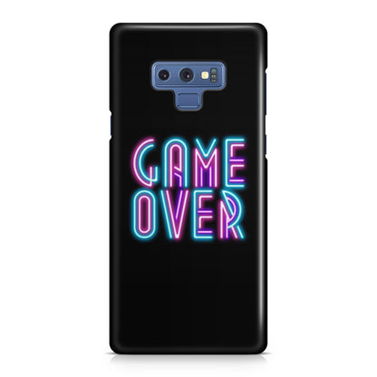 Game Over Neon Galaxy Note 9 Case