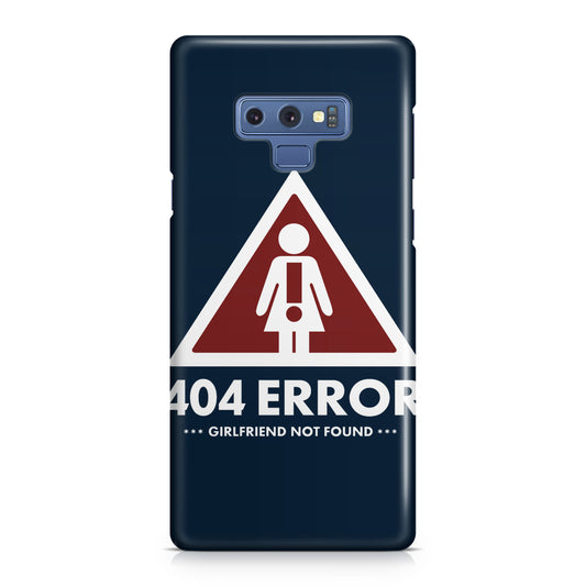 Girlfriend Not Found Error Galaxy Note 9 Case