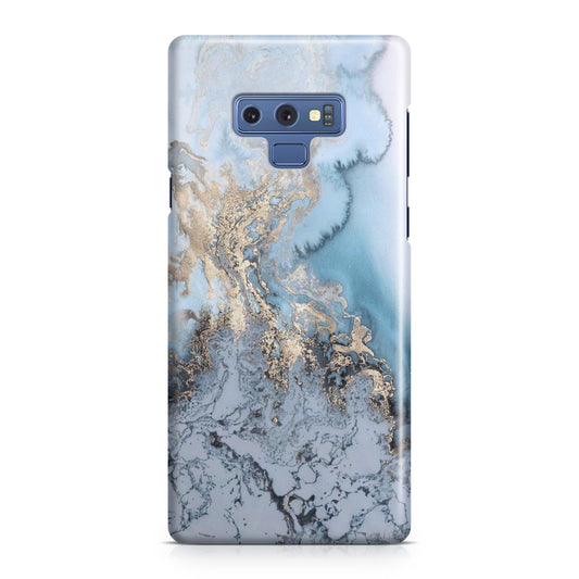 Golden Azure Marble Galaxy Note 9 Case