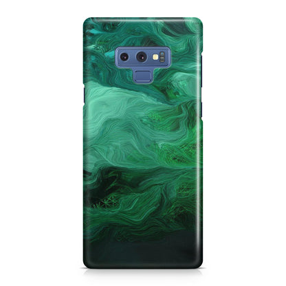 Green Abstract Art Galaxy Note 9 Case