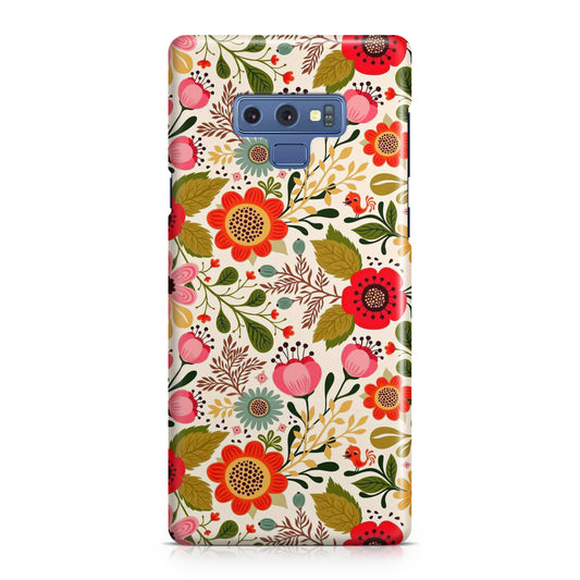 Hello Spring Pattern Galaxy Note 9 Case