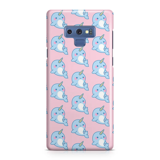 Horned Whales Pattern Galaxy Note 9 Case