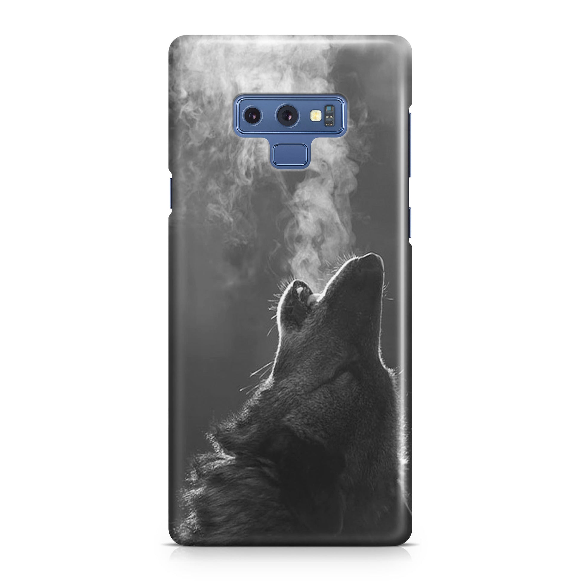 Howling Wolves Black and White Galaxy Note 9 Case