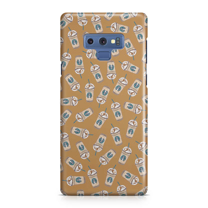 Iced Cappuccinos Lover Pattern Galaxy Note 9 Case