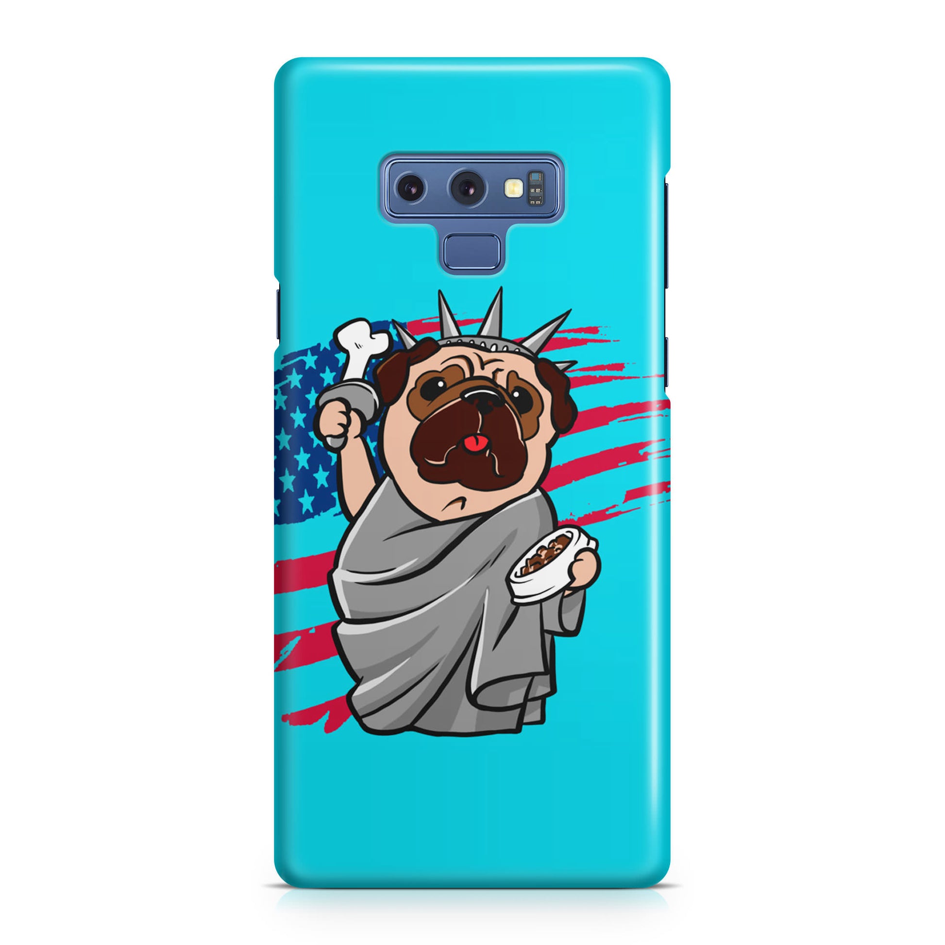 Independence Day Pug Galaxy Note 9 Case