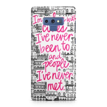 John Green Quotes I'm in Love With Cities Galaxy Note 9 Case