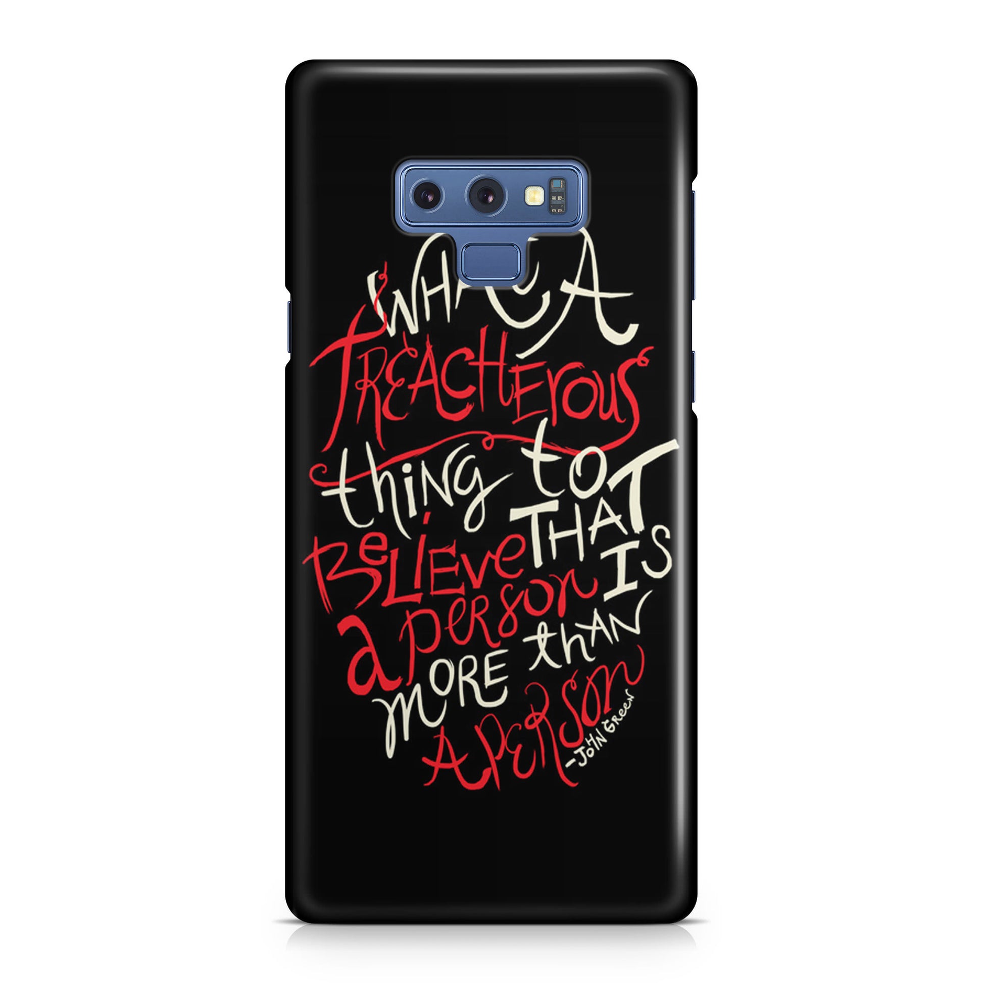 John Green Quotes More Than A Person Galaxy Note 9 Case