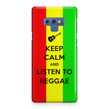 Keep Calm and Listen to Reggae Galaxy Note 9 Case