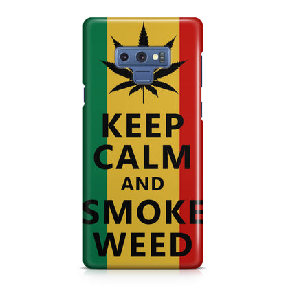 Keep Calm And Smoke Weed Galaxy Note 9 Case