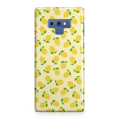 Lemons Fruit Pattern Galaxy Note 9 Case