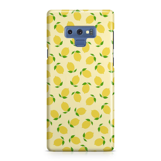 Lemons Fruit Pattern Galaxy Note 9 Case