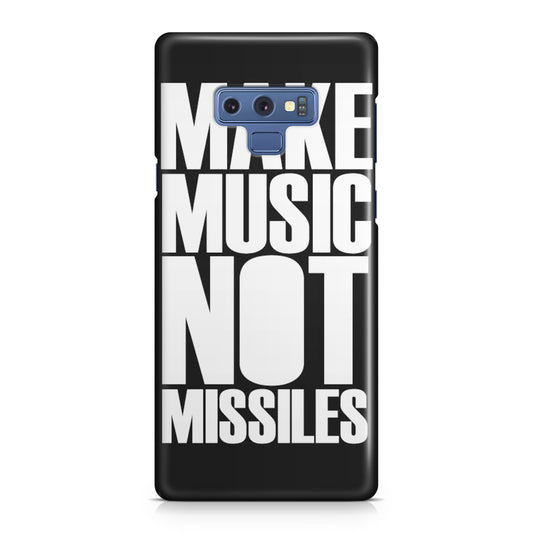 Make Music Not Missiles Galaxy Note 9 Case