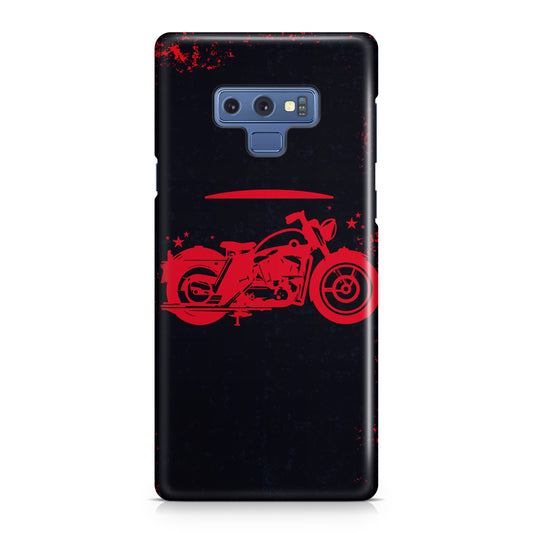 Motorcycle Red Art Galaxy Note 9 Case