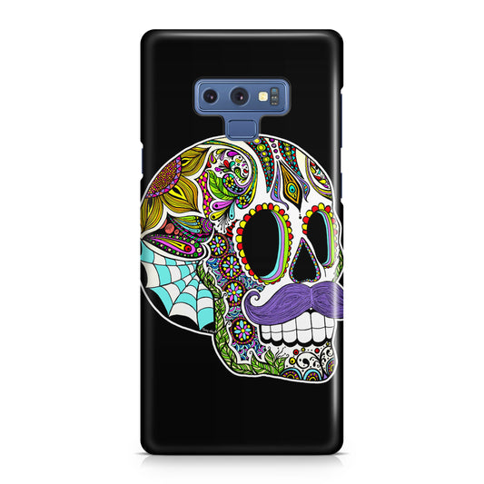 Mustache Sugar Skull Galaxy Note 9 Case