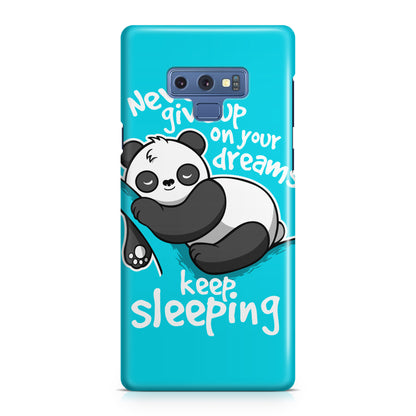 Panda Keep Sleeping Galaxy Note 9 Case