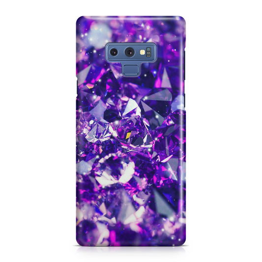 Purple Crystal Galaxy Note 9 Case