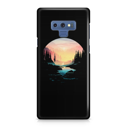 River Path at Dusk Galaxy Note 9 Case