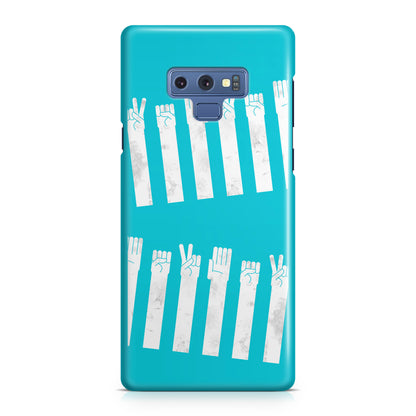 Rock–paper–scissors Zebra Crossing Galaxy Note 9 Case