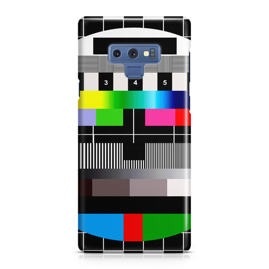 Scheme Pause TV Colorful Mesh Galaxy Note 9 Case