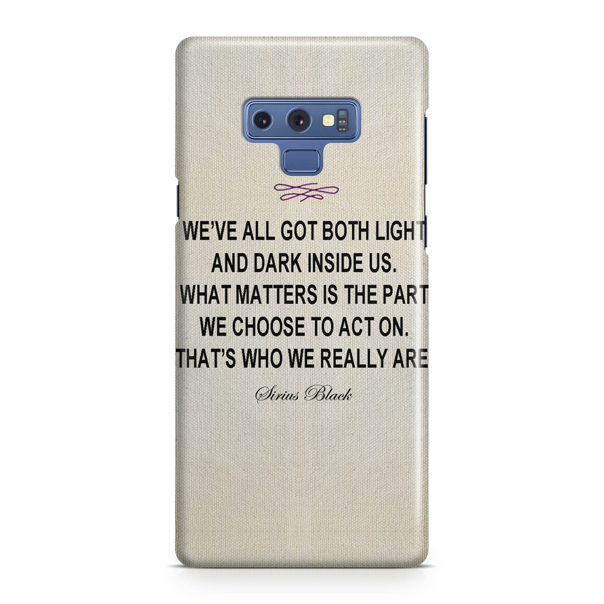 Sirius Black Quote Galaxy Note 9 Case