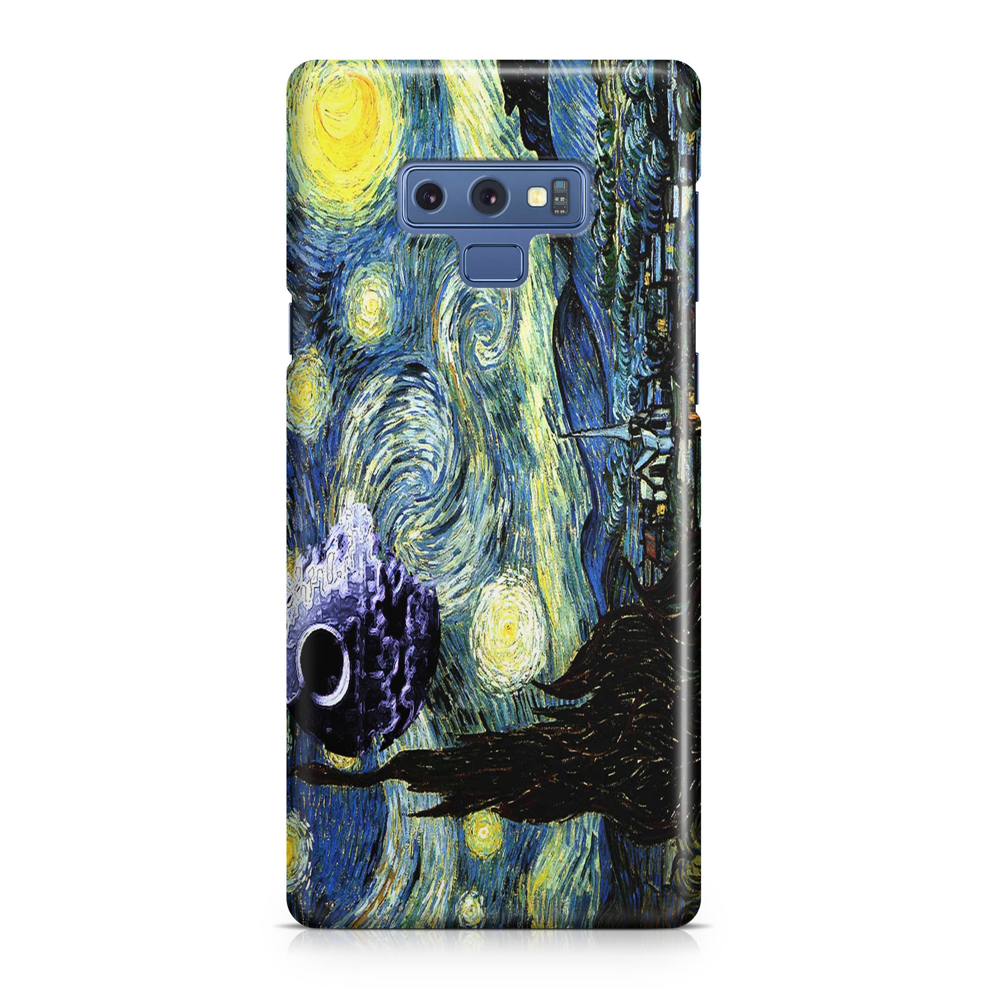 Skellington on a Starry Night Galaxy Note 9 Case