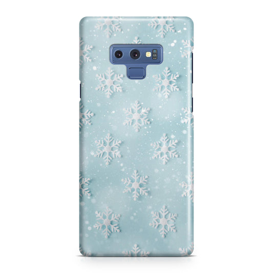 Snowflakes Pattern Galaxy Note 9 Case