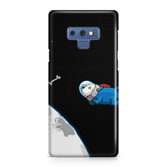 Space Dog Chasing A Bone Galaxy Note 9 Case