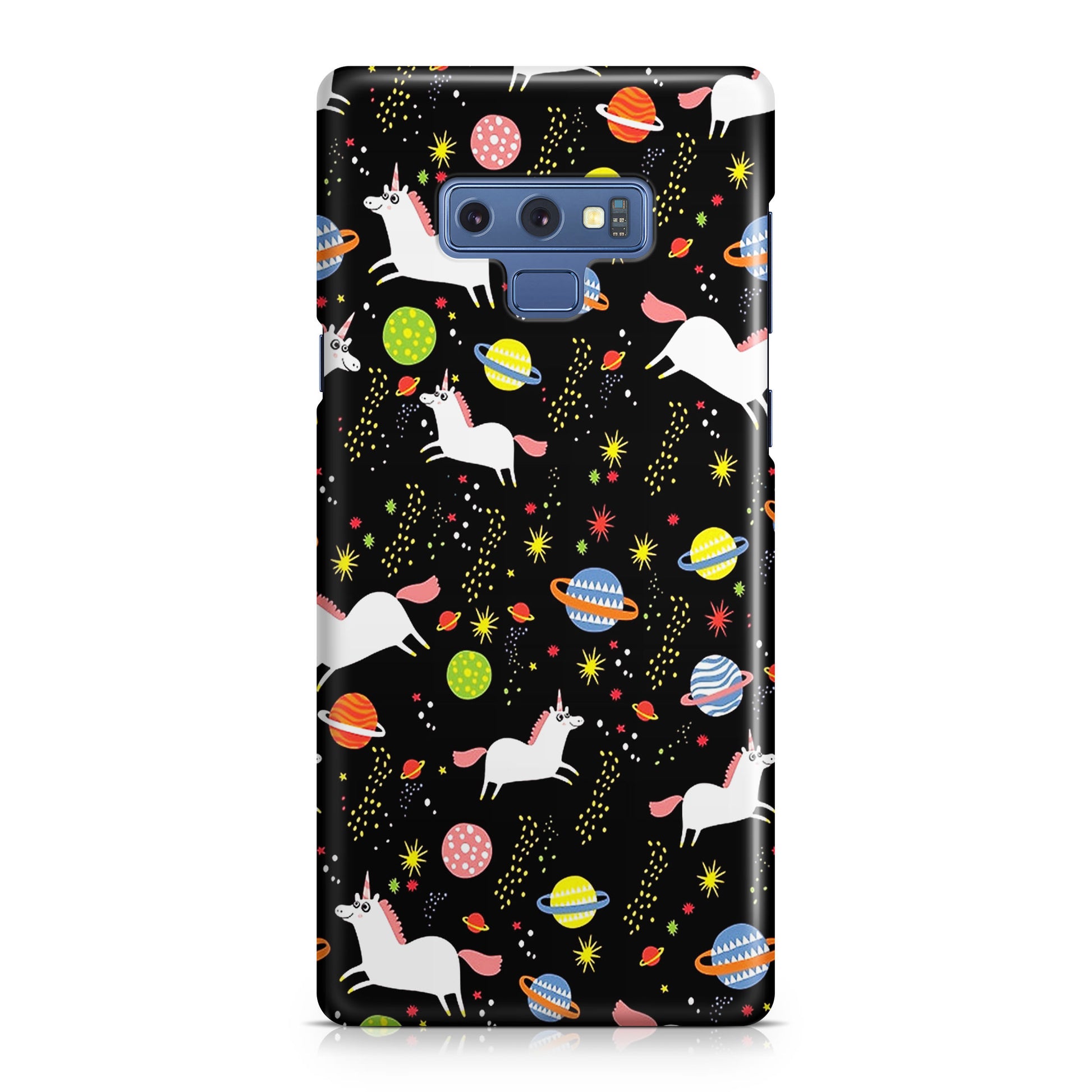 Space Unicorn Pattern Galaxy Note 9 Case