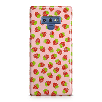 Strawberries Pattern Galaxy Note 9 Case