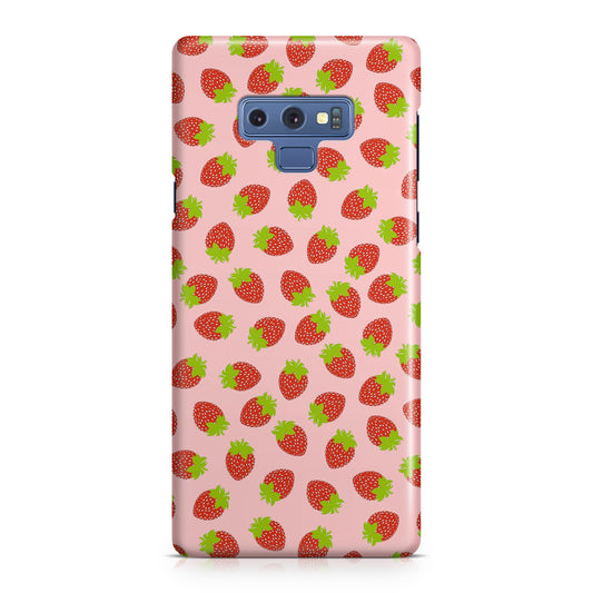 Strawberries Pattern Galaxy Note 9 Case