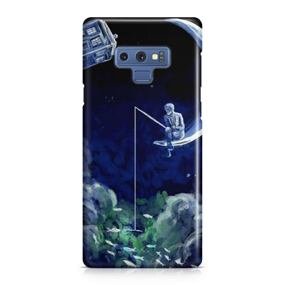 Tardis Walking To The Moon Galaxy Note 9 Case