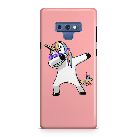 Unicorn Dabbing Pink Galaxy Note 9 Case