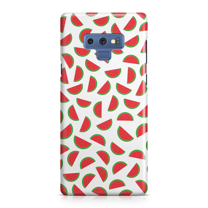 Watermelon Fruit Pattern White Galaxy Note 9 Case