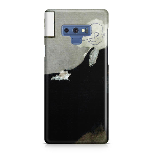 Whistler's Mother by Mr. Bean Galaxy Note 9 Case