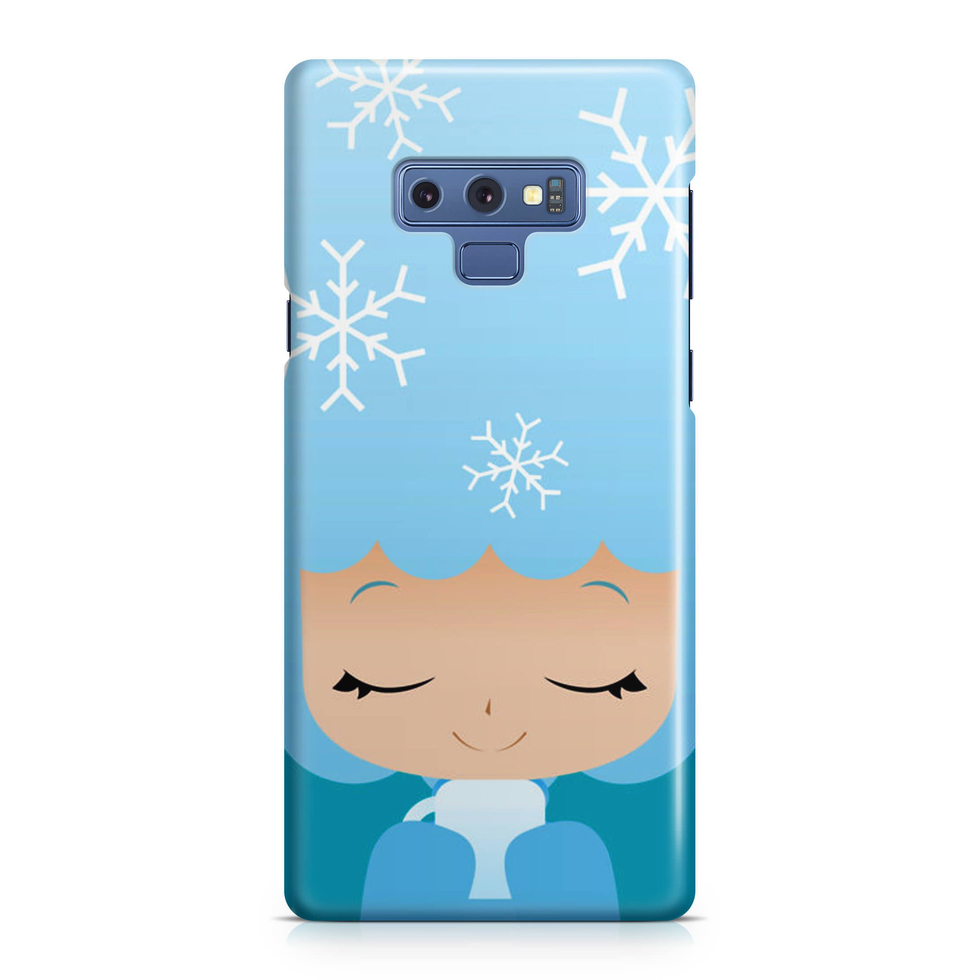 Winter Afro Girl Galaxy Note 9 Case