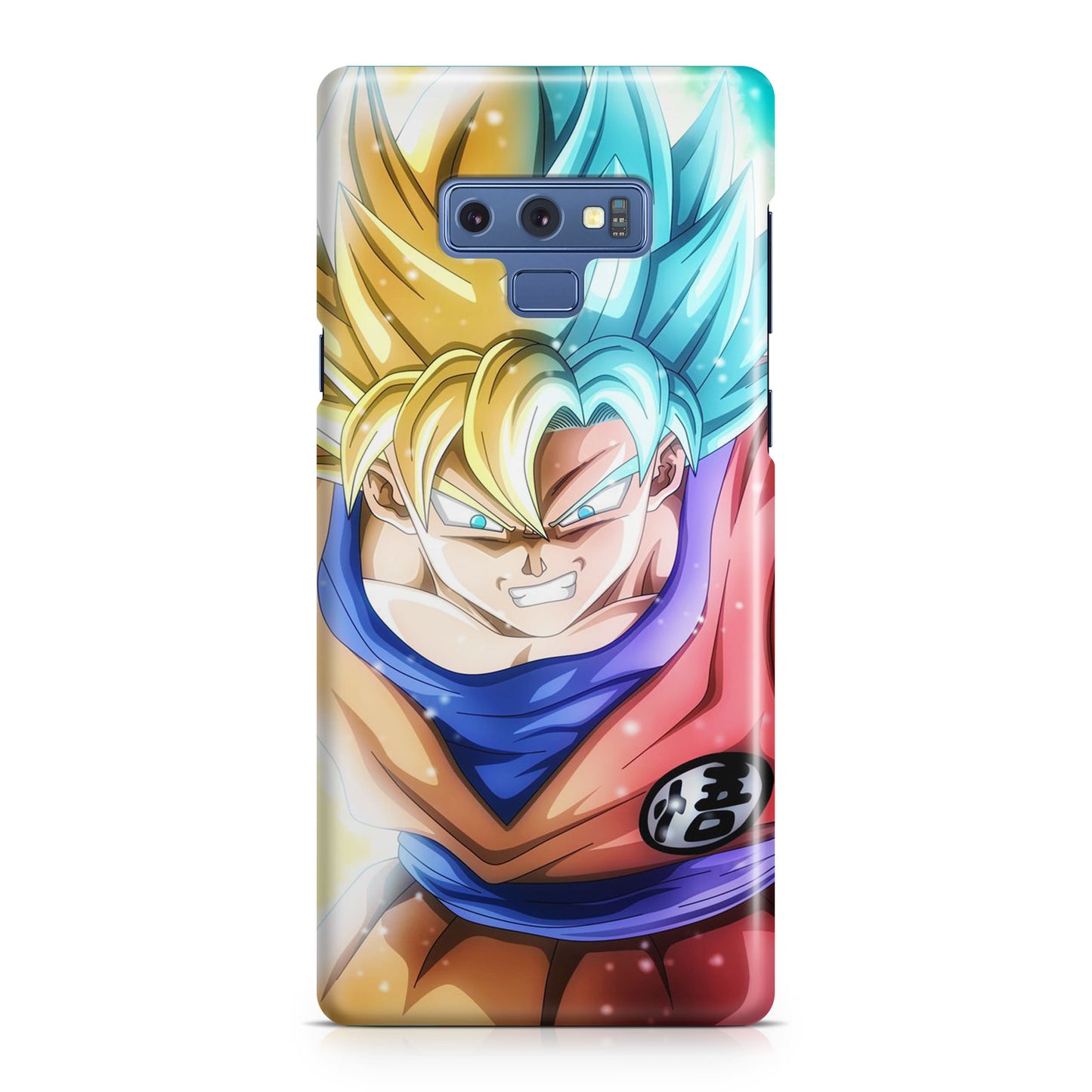 Goku SSJ 1 to SSJ Blue Galaxy Note 9 Case