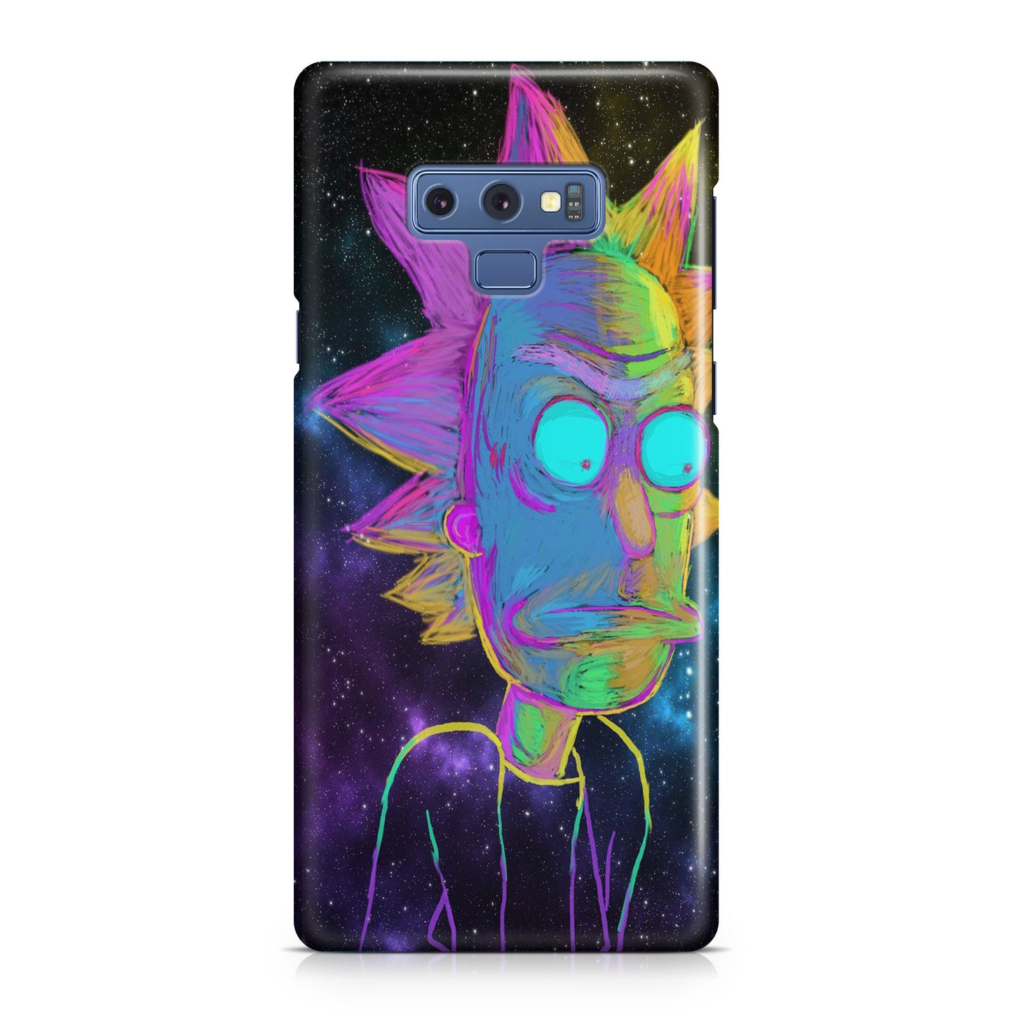 Rick Colorful Crayon Space Galaxy Note 9 Case