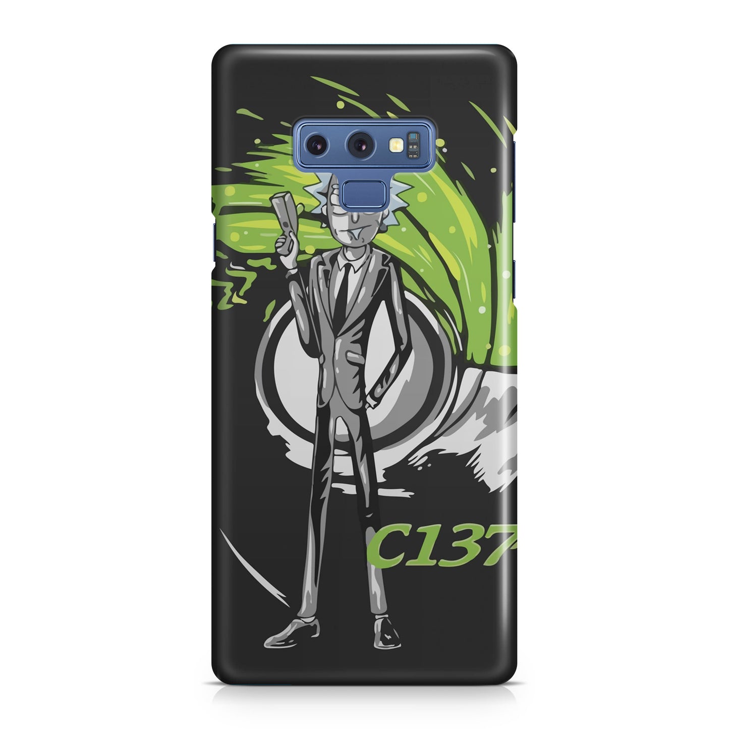 Rick Sanchez Agent C137 Galaxy Note 9 Case