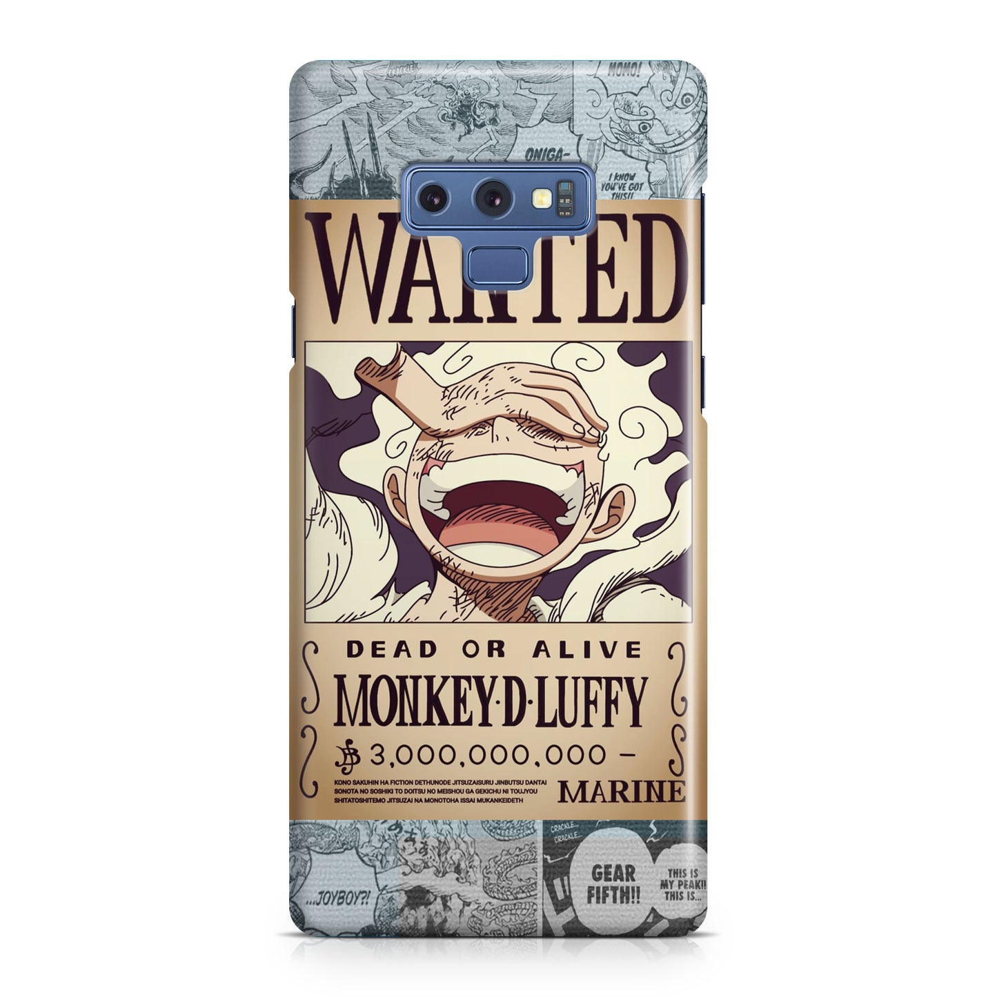 Gear 5 Wanted Poster Galaxy Note 9 Case