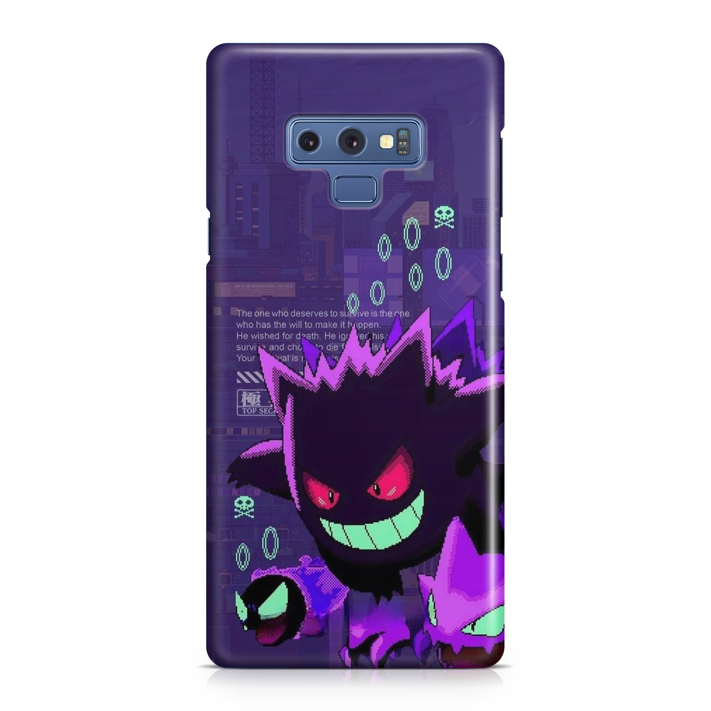 Gengar Pixel Art Galaxy Note 9 Case