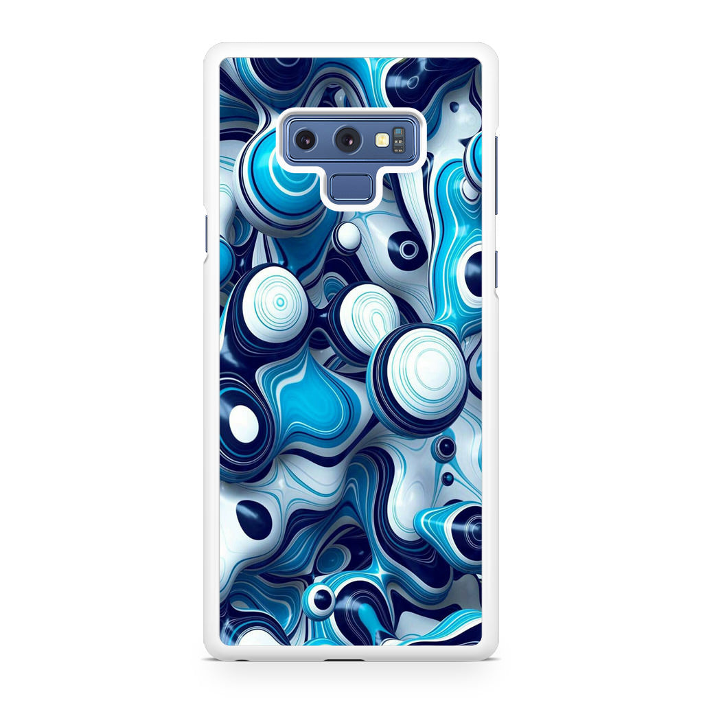 Abstract Art All Blue Galaxy Note 9 Case