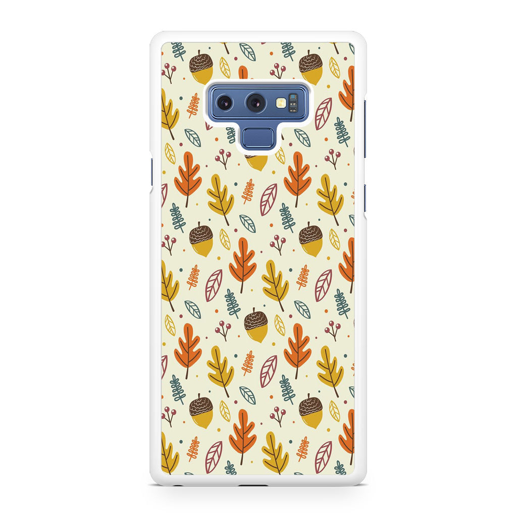 Autumn Things Pattern Galaxy Note 9 Case